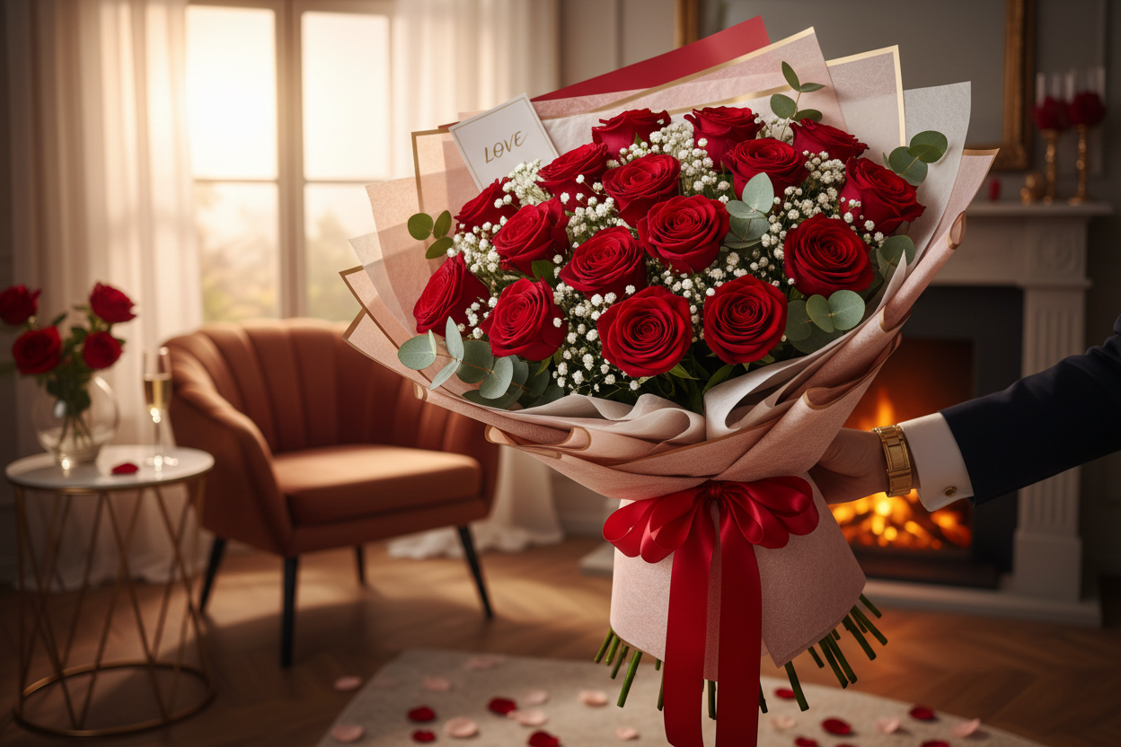 valentine's day flowers delivery dubai