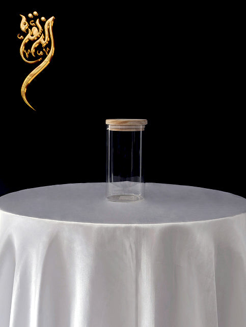 Glass Jars with Bamboo Lids Silicon Ring