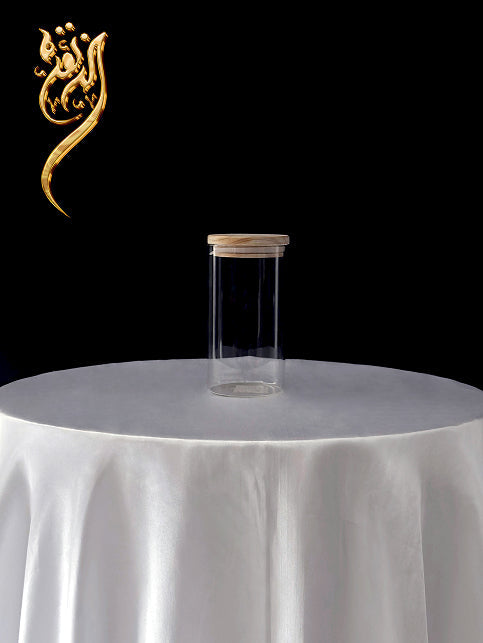 Glass jars with bamboo lids - home decor Dubai