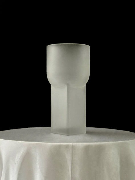 Lemont Frosted Glass Vase