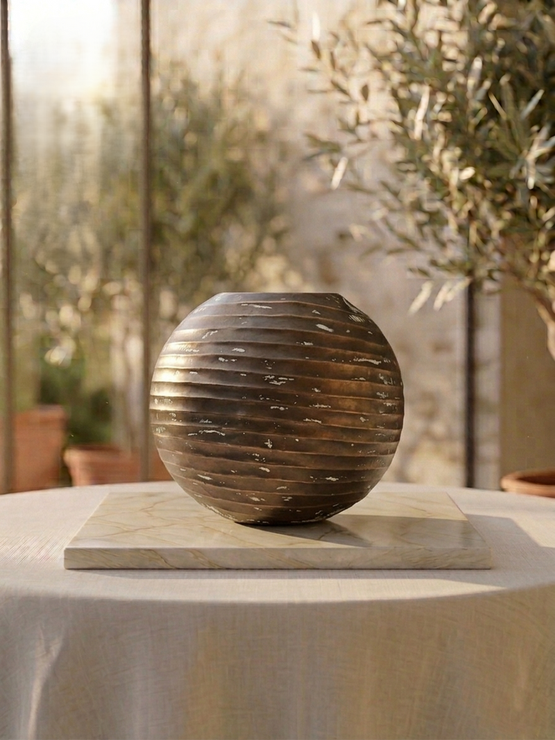 Splendid Metal Table Vase
