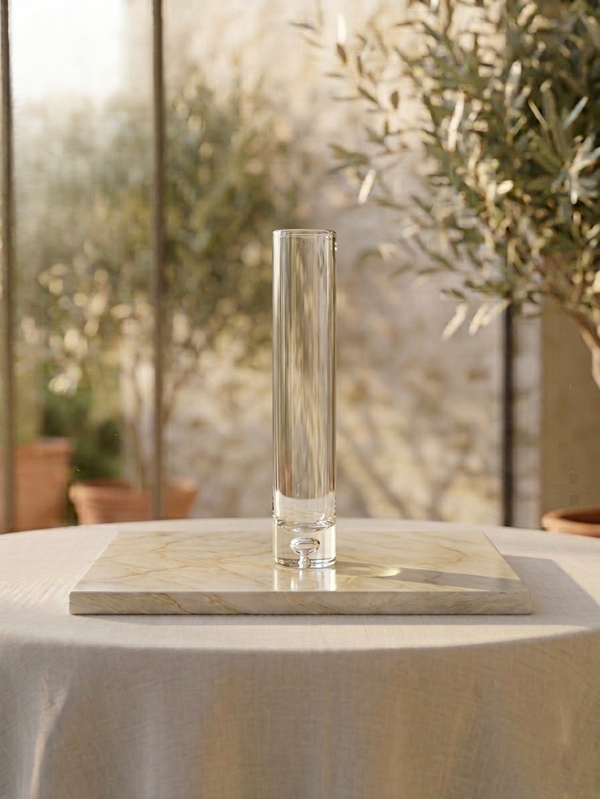 Diamond star glass decorative vase