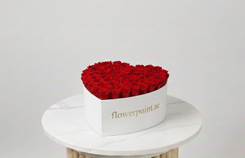 Heartfull Red in Box (25 stems)